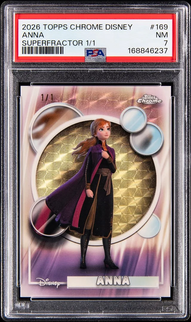 2026 Topps Chrome Anna Disney SuperFractor #169 card image