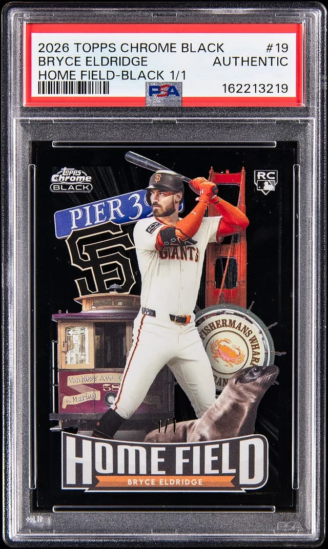 2026 Topps Chrome Bryce Eldridge Home Field Black #CBHA-19 card image