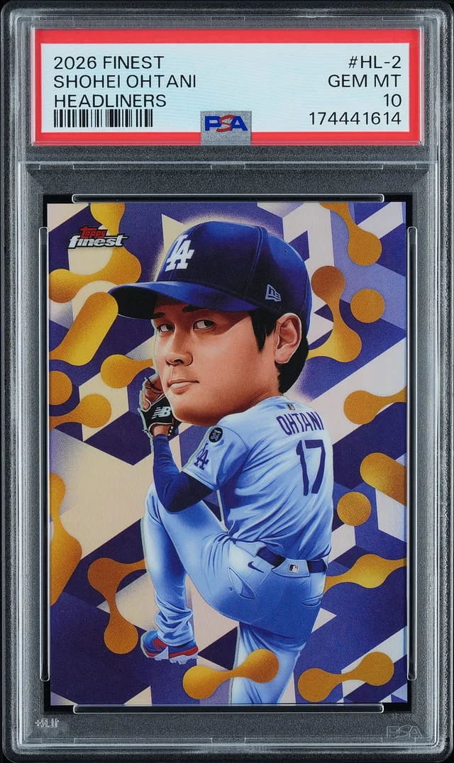 2026 Topps Finest Shohei Ohtani Headliners #HL-2 card image