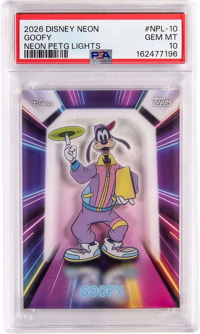 2026 Topps Goofy Disney Neon Neon PETG Lights #NPL-10 card image