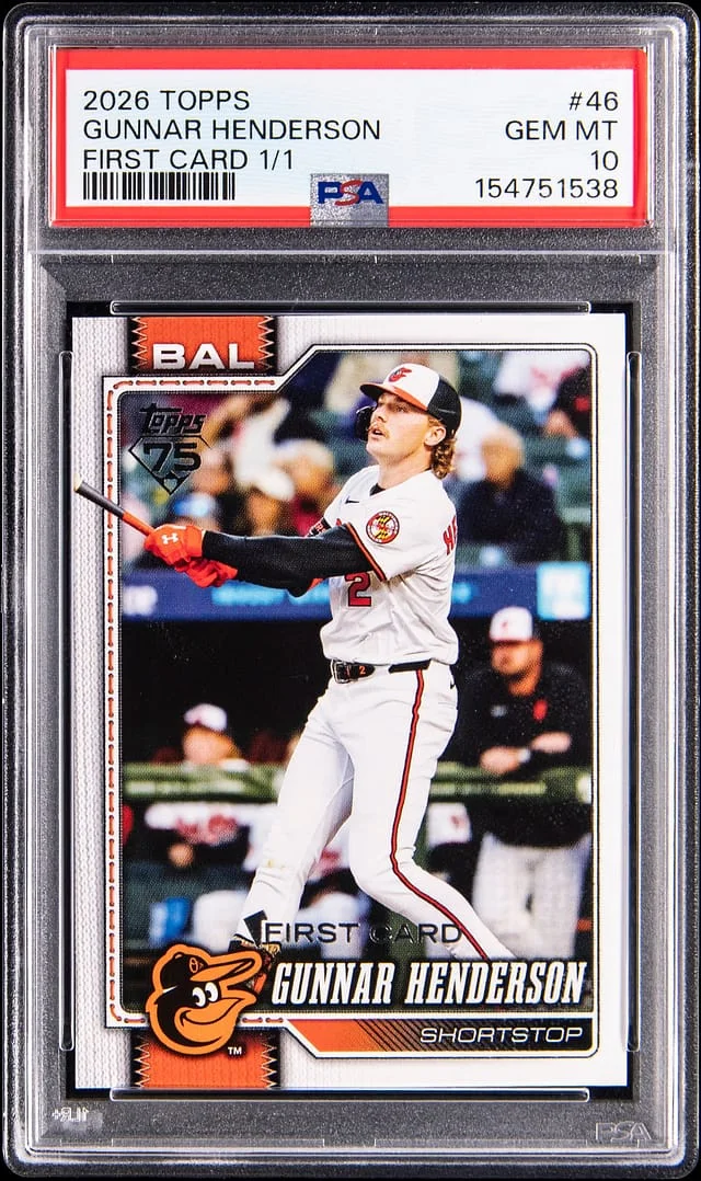 2026 Topps Gunnar Henderson First Card #46 card image
