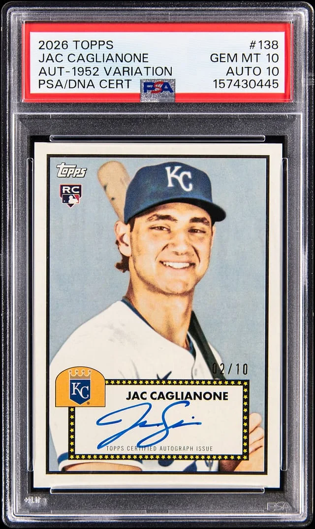 2026 Topps Jac Caglianone Hidden Mascots FoilFractor #138 card image