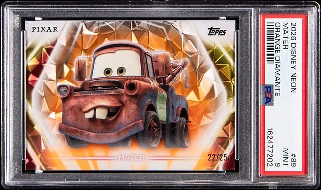 2026 Topps Mater Disney Neon Orange Diamante #89 card image