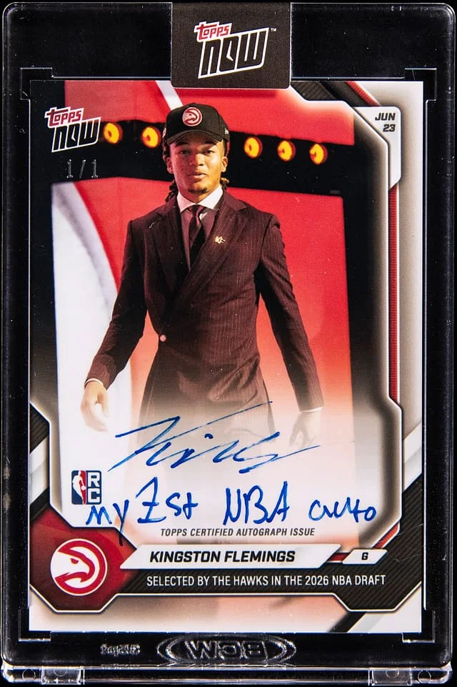 2026 Topps Now Kingston Flemings Basketball #KFLE card image