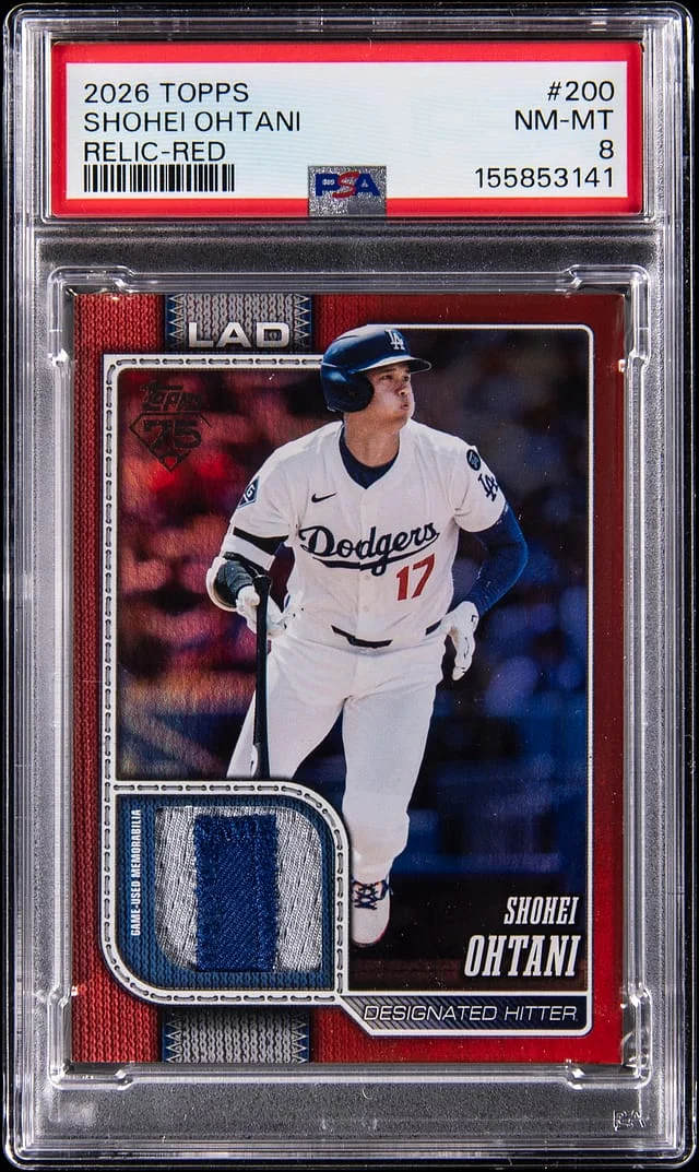 2026 Topps Shohei Ohtani Relic Red #200 card image