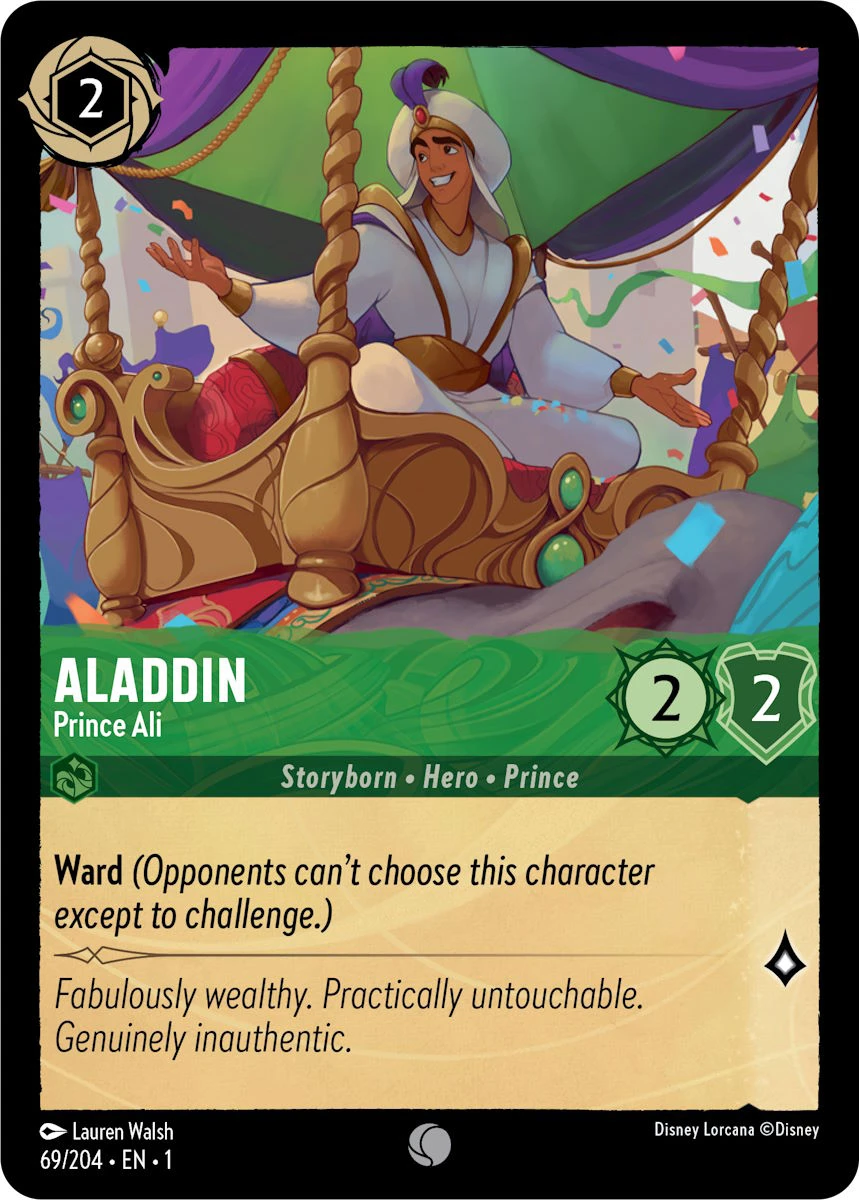 2023 The First Chapter Aladdin - Prince Ali #69 Common card image