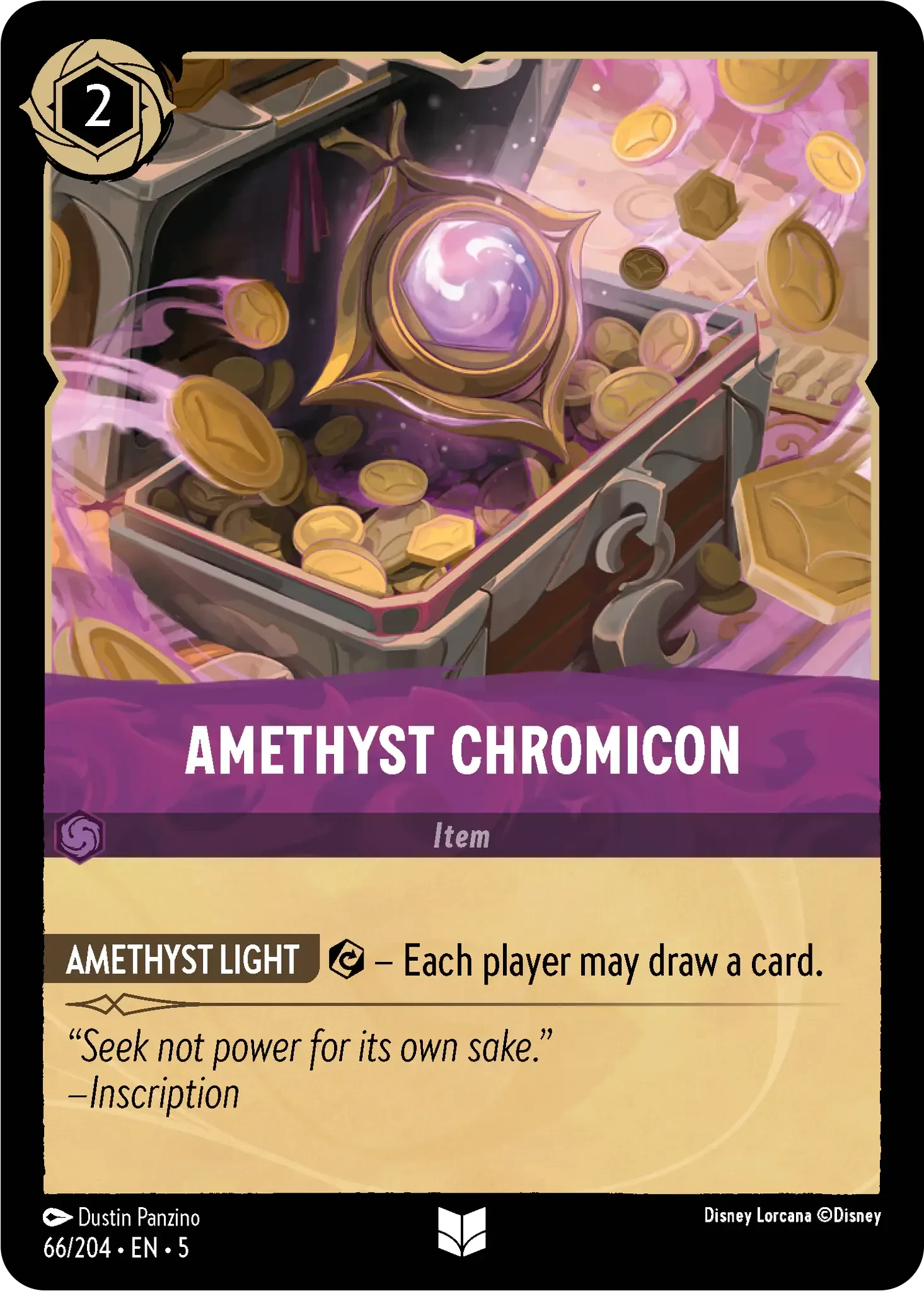 2024 Shimmering Skies Amethyst Chromicon Uncommon #66 Uncommon card image