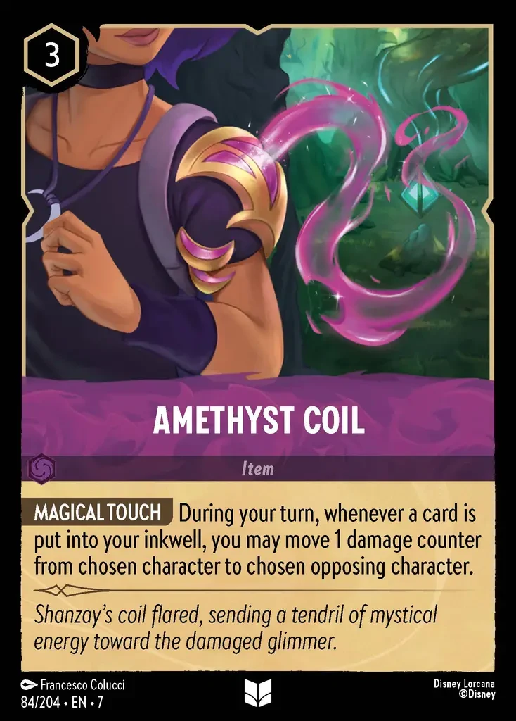 2025 Archazia's Island Amethyst Coil #84 Uncommon card image