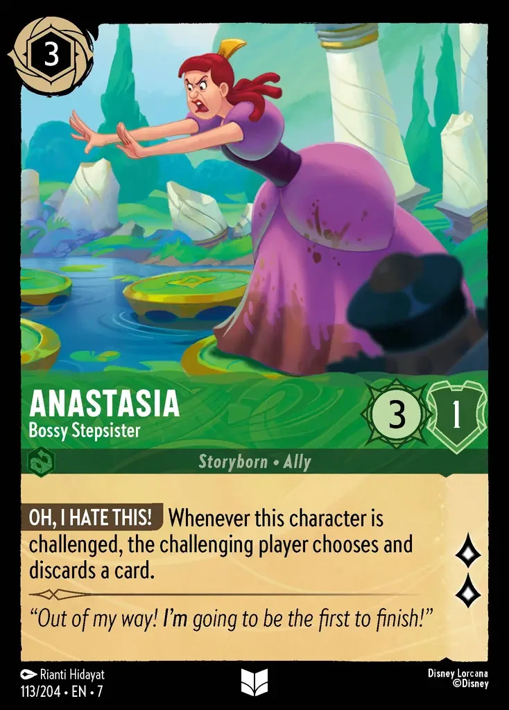 2025 Archazia's Island Anastasia - Bossy Stepsister #113 Uncommon card image