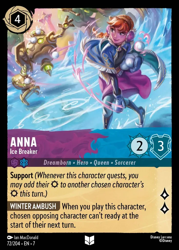 2025 Archazia's Island Anna - Ice Breaker #72 Uncommon card image