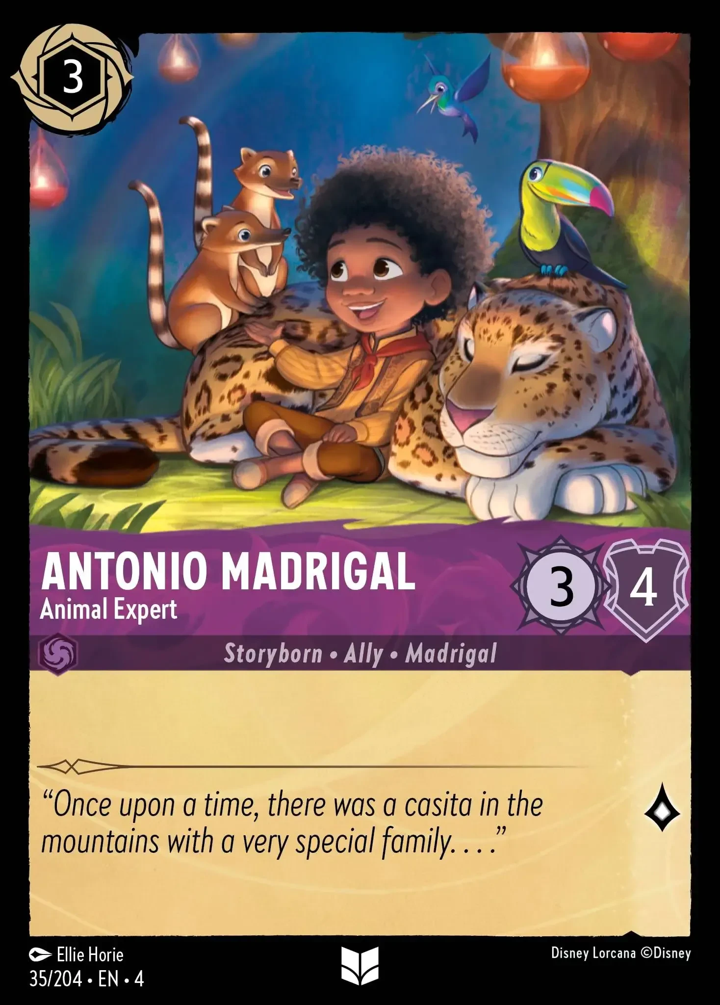 2024 Ursula's Return Antonio Madrigal - Animal Expert [Foil] Uncommon #35 Uncommon card image