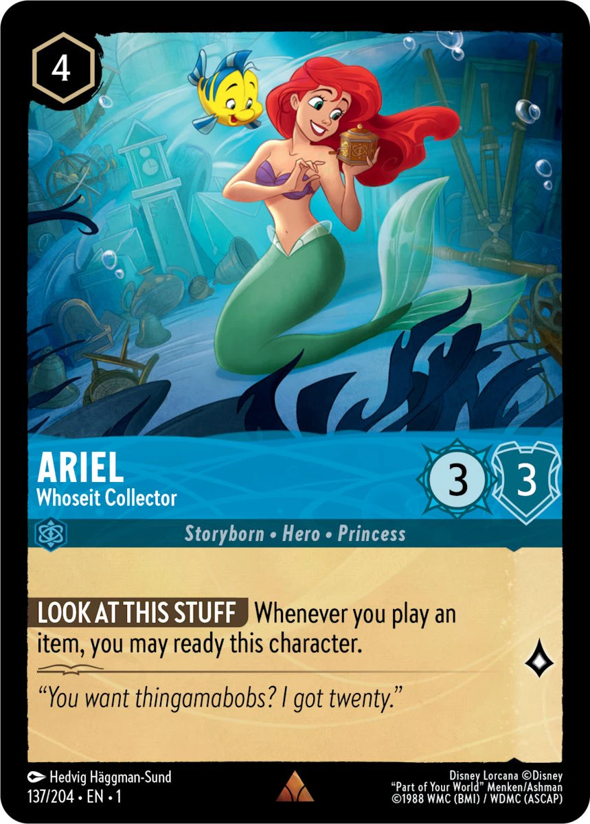 2023 The First Chapter Ariel - Whoseit Collector Rare #137 Rare card image