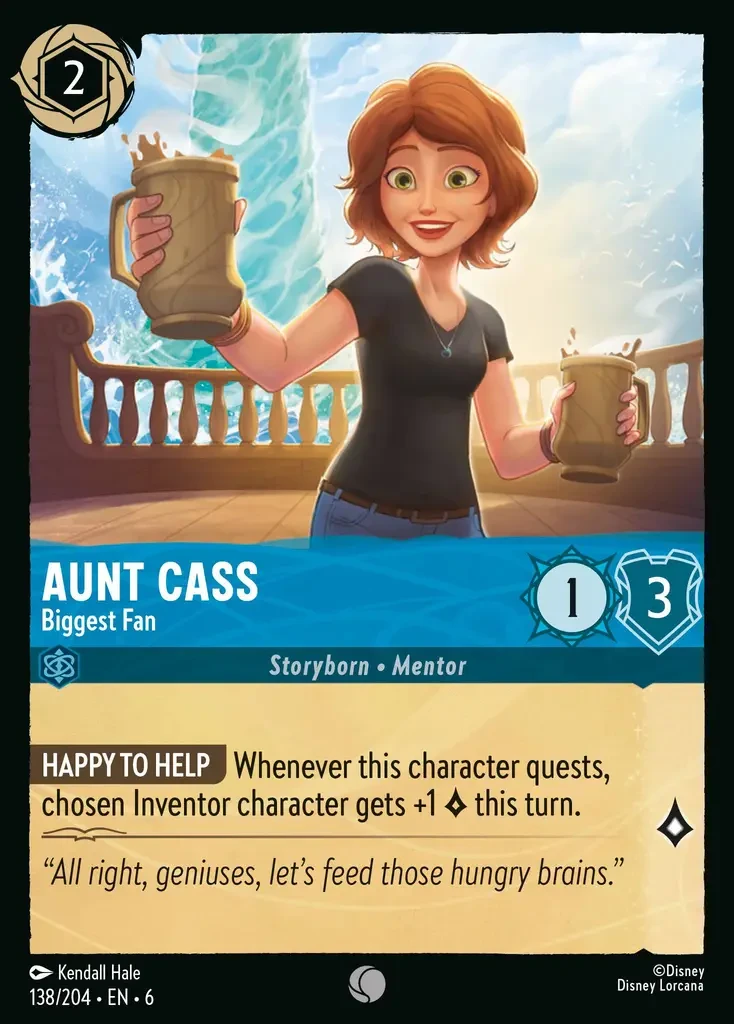 2024 Azurite Sea Aunt Cass - Biggest Fan #138 Common card image