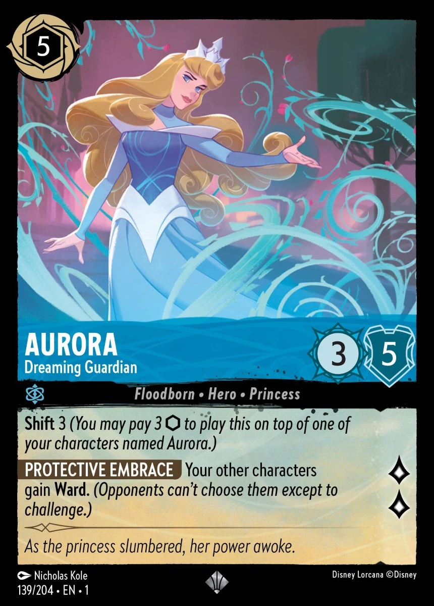 2023 The First Chapter Aurora - Dreaming Guardian #139 Super Rare card image