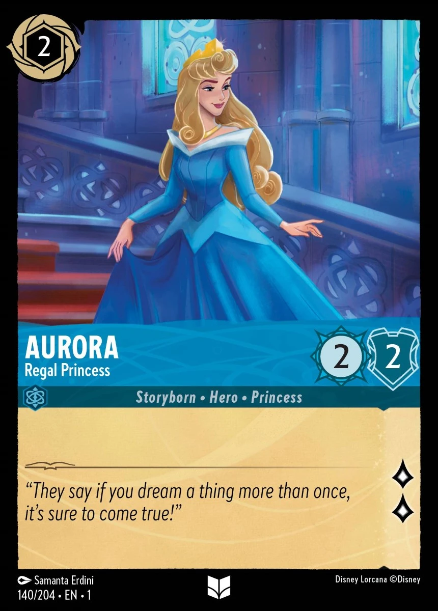 2023 The First Chapter Aurora - Regal Princess #140 Uncommon card image