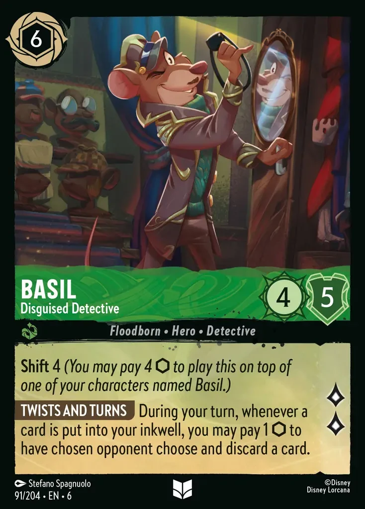 2024 Azurite Sea Basil - Disguised Detective #91 Uncommon card image