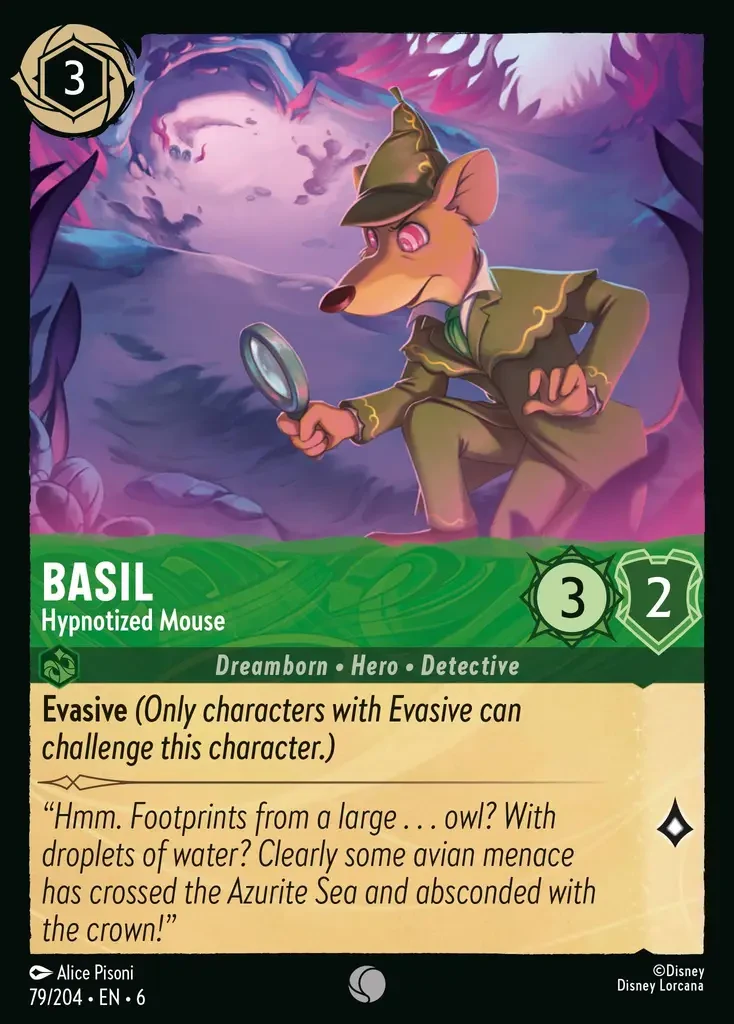 2024 Azurite Sea Basil - Hypnotized Mouse Common #79 Common card image