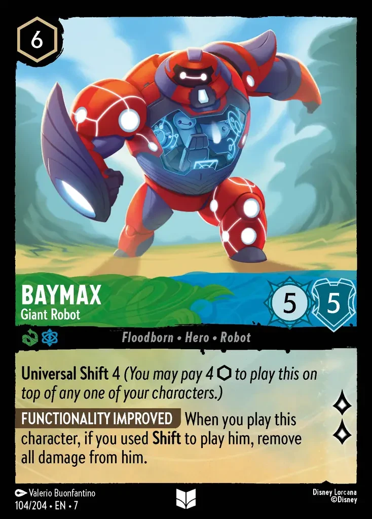 2025 Archazia's Island Baymax - Giant Robot #104 Uncommon card image