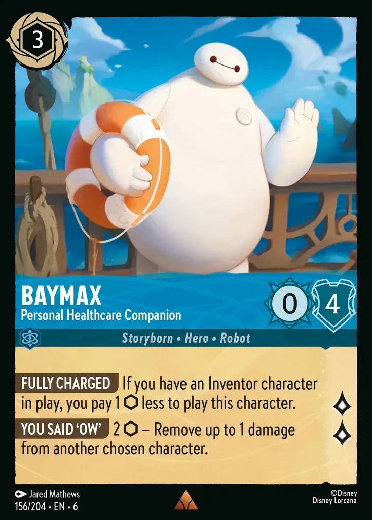 2024 Azurite Sea Baymax - Personal Healthcare Companion #156 Rare card image