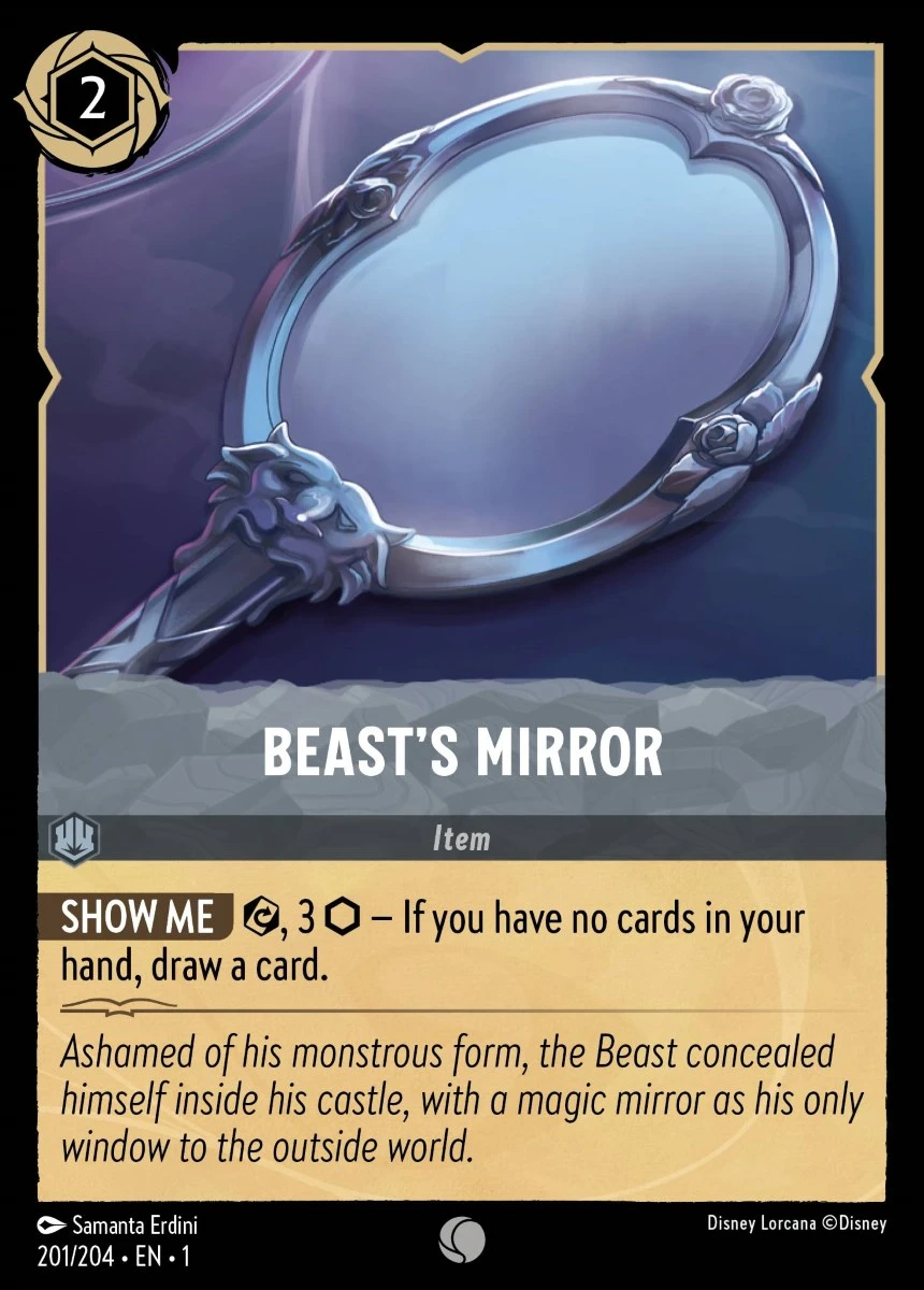 2023 The First Chapter Beast's Mirror Common #201 Common card image