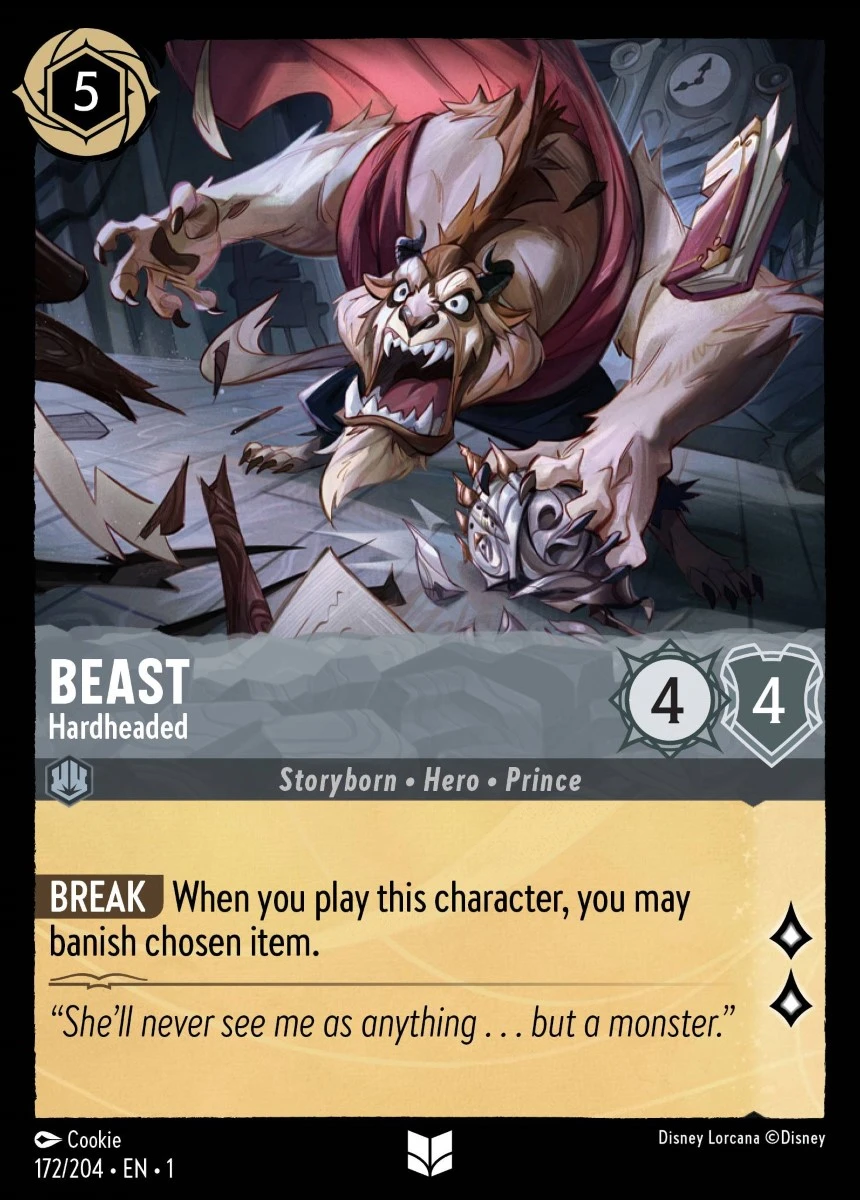 2023 The First Chapter Beast - Hardheaded Uncommon #172 Uncommon card image
