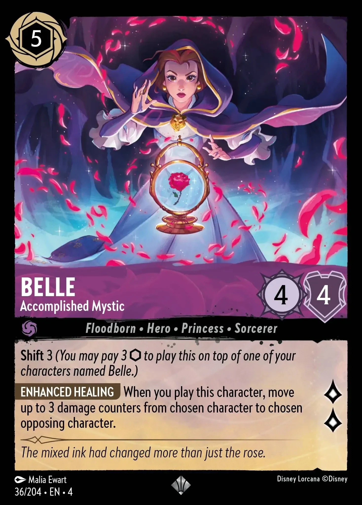 2024 Ursula's Return Belle - Accomplished Mystic [Foil] Super Rare #36 Super Rare card image