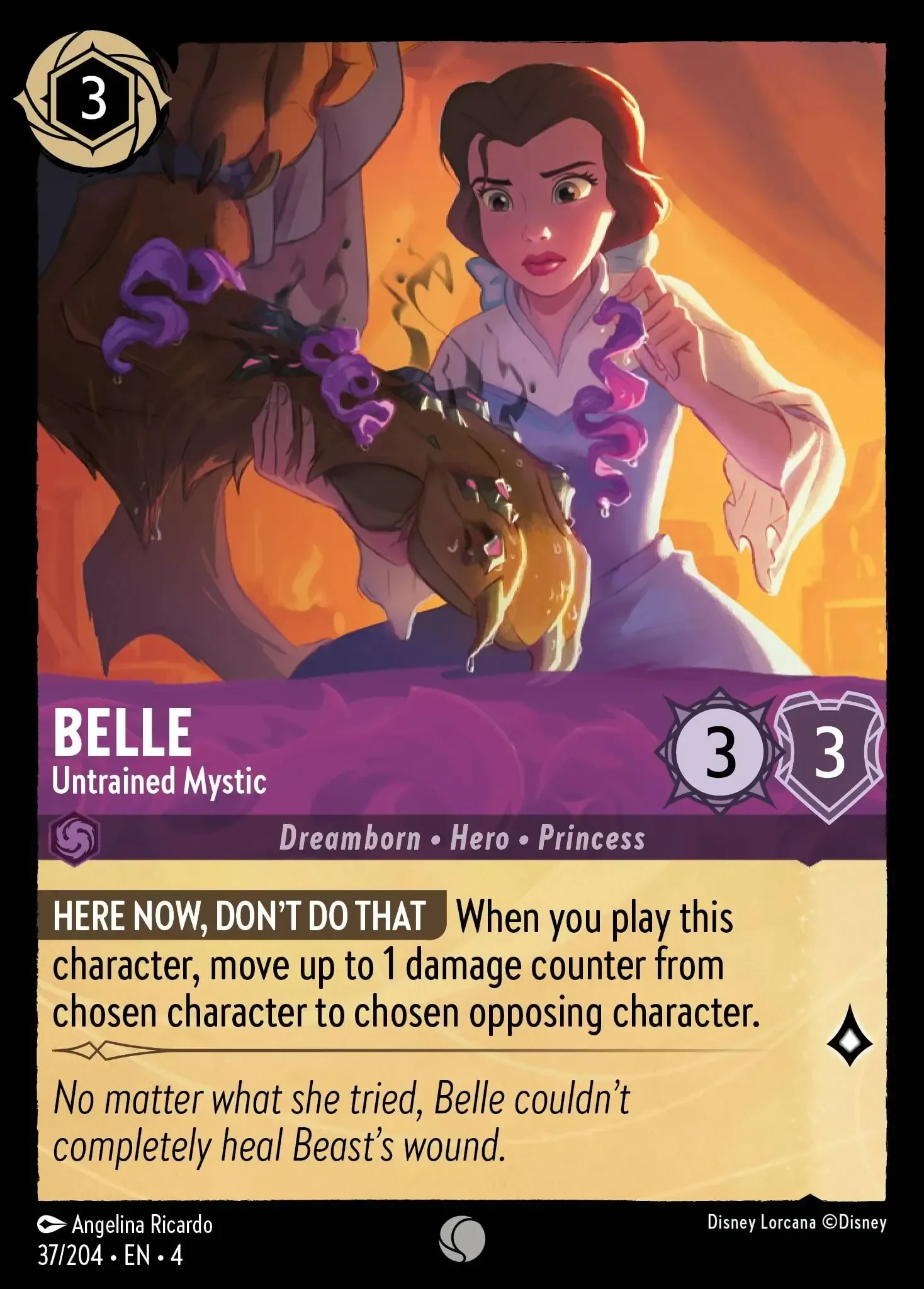 2024 Ursula's Return Belle - Untrained Mystic [Foil] Common #37 Common card image