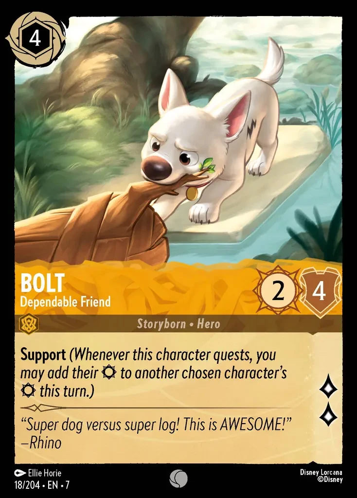 2025 Archazia's Island Bolt - Dependable Friend #18 Common card image