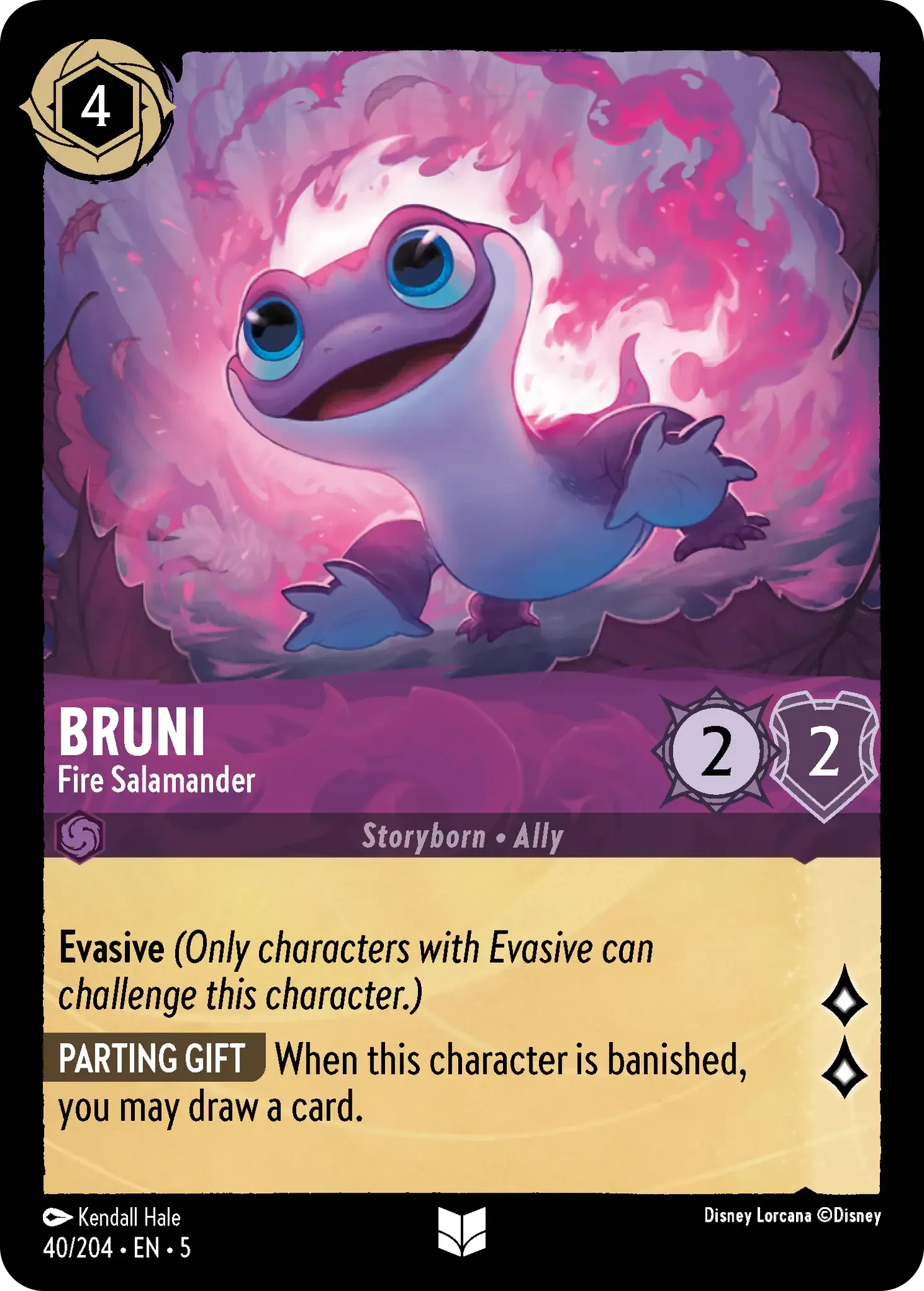 2024 Shimmering Skies Bruni - Fire Salamander Uncommon #40 Uncommon card image