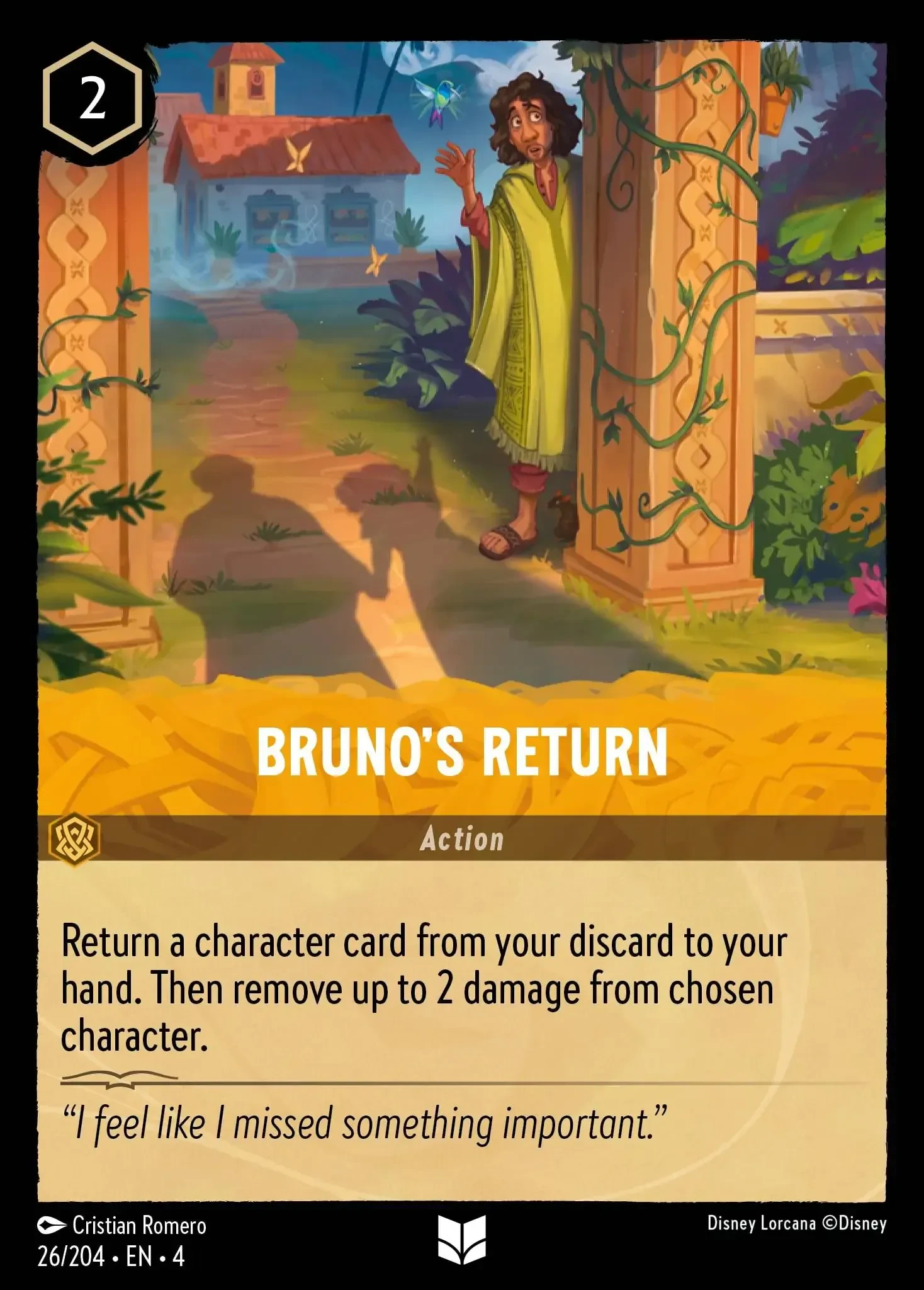 2024 Ursula's Return Bruno's Return Uncommon #26 Uncommon card image