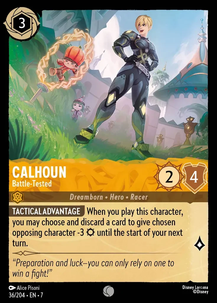 2025 Archazia's Island Calhoun - Battle-Tested #36 Common card image