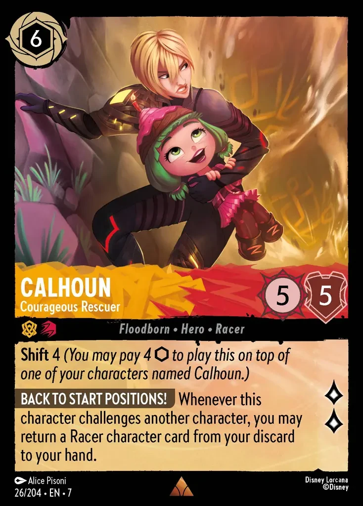 2025 Archazia's Island Calhoun - Courageous Rescuer #26 Rare card image