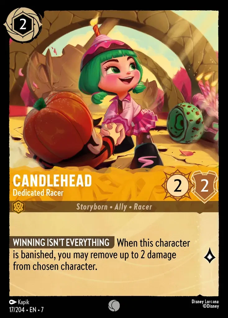 2025 Archazia's Island Candlehead - Dedicated Racer #17 Common card image