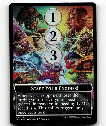 2025 Aetherdrift Art Series Start Your Engines! // Start Your Engines! common #5 common card image