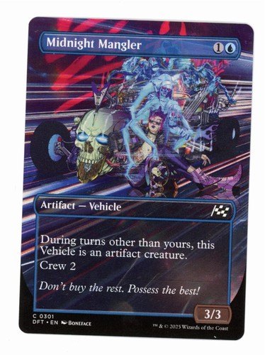 2025 Aetherdrift Art Series Midnight Mangler // Midnight Mangler [Gold Signature] common #38 common card image