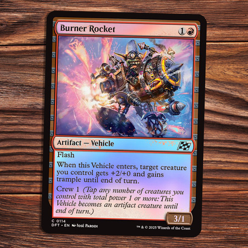 2025 Aetherdrift Art Series Burner Rocket // Burner Rocket common #41 common card image