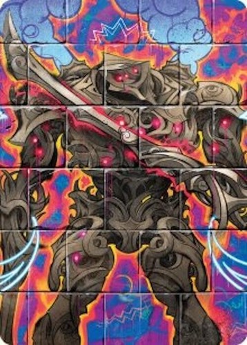 2025 Aetherdrift Art Series Coalstoke Gearhulk // Coalstoke Gearhulk [Gold Signature] common #54 common card image