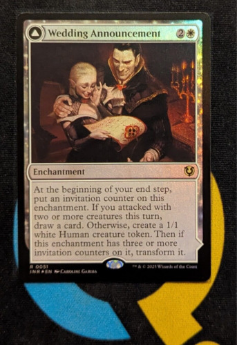 2025 Innistrad Remastered Wedding Announcement // Wedding Festivity #51 rare card image