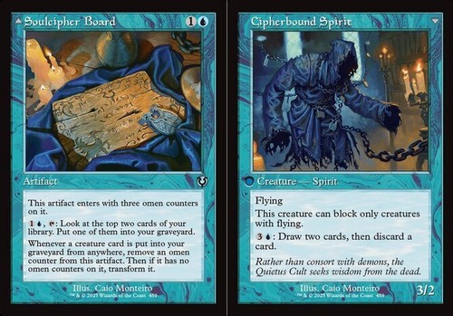 2025 Innistrad Remastered Soulcipher Board // Cipherbound Spirit #85 uncommon card image
