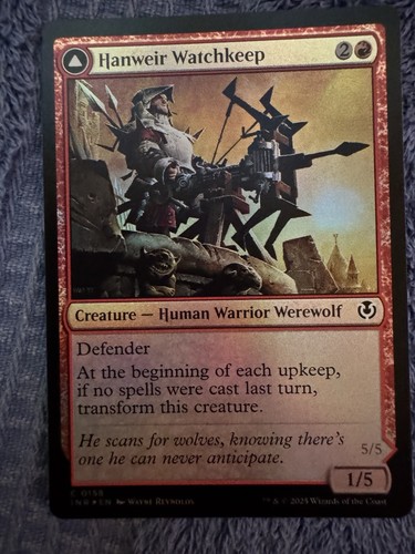 2025 Innistrad Remastered Hanweir Watchkeep // Bane of Hanweir #158 common card image