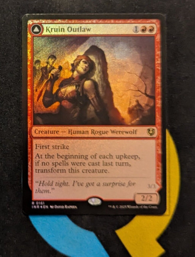 2025 Innistrad Remastered Kruin Outlaw // Terror of Kruin Pass #161 rare card image