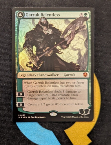 2025 Innistrad Remastered Garruk Relentless // Garruk, the Veil-Cursed #197 mythic card image