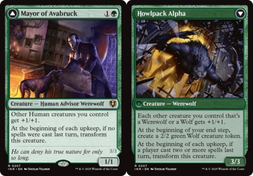 2025 Innistrad Remastered Mayor of Avabruck // Howlpack Alpha #207 rare card image