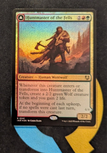 2025 Innistrad Remastered Huntmaster of the Fells // Ravager of the Fells #241 rare card image