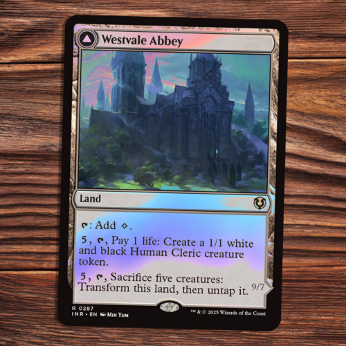 2025 Innistrad Remastered Westvale Abbey // Ormendahl, Profane Prince #287 rare card image