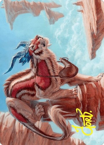 2024 Foundations Art Series Felidar Savior // Felidar Savior common #3 common card image