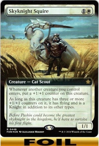 2024 Foundations Art Series Skyknight Squire // Skyknight Squire common #4 common card image
