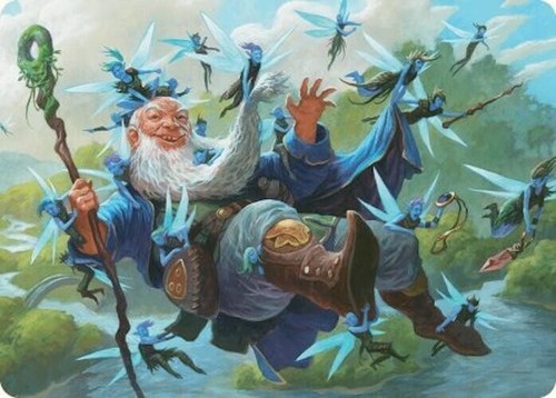2024 Foundations Art Series Mischievous Mystic // Mischievous Mystic common #7 common card image