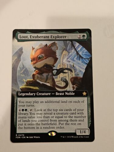 2024 Foundations Art Series Loot, Exuberant Explorer // Loot, Exuberant Explorer common #12 common card image