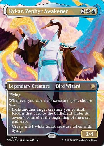 2024 Foundations Art Series Kykar, Zephyr Awakener // Kykar, Zephyr Awakener common #16 common card image